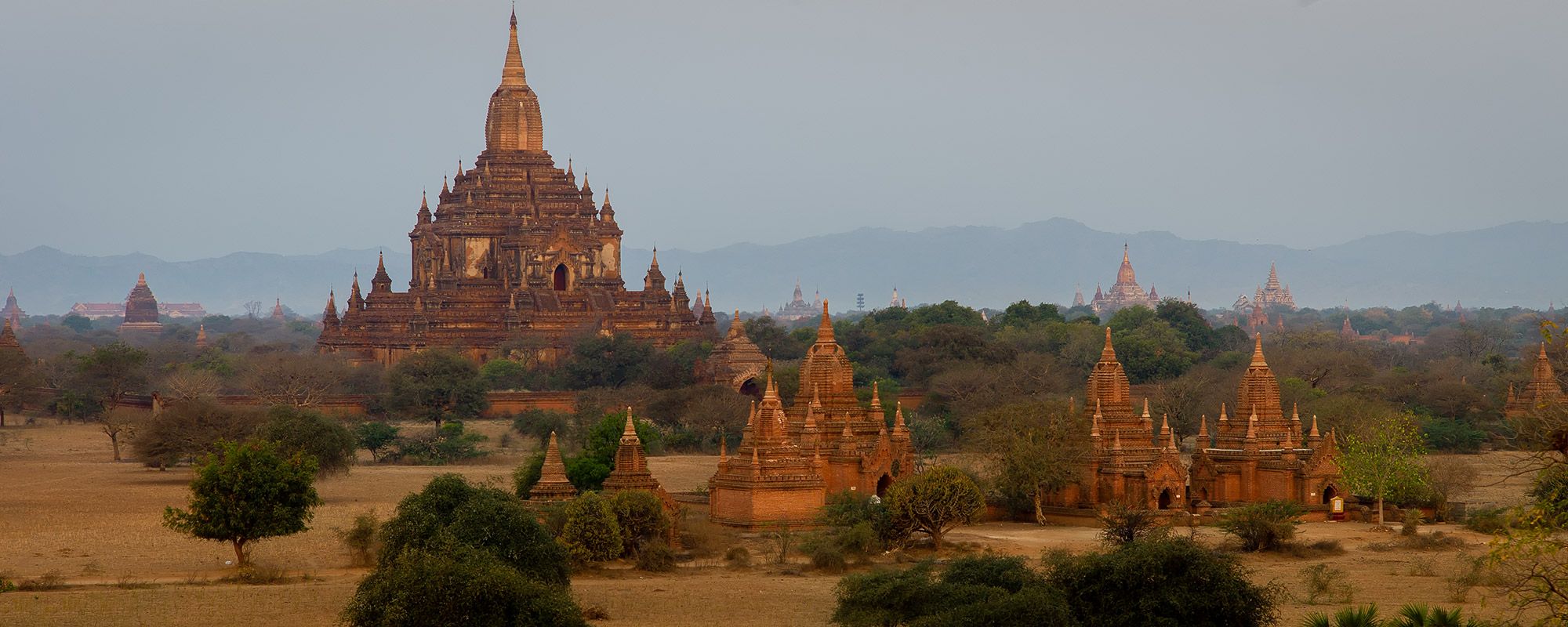 Tempel in der Ebene von Bagan