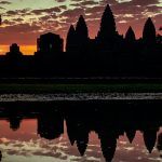 Angkor Wat bei Sonnenaufgang