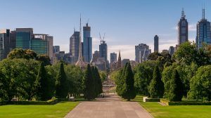 Melbourne Skyline from War Memorial