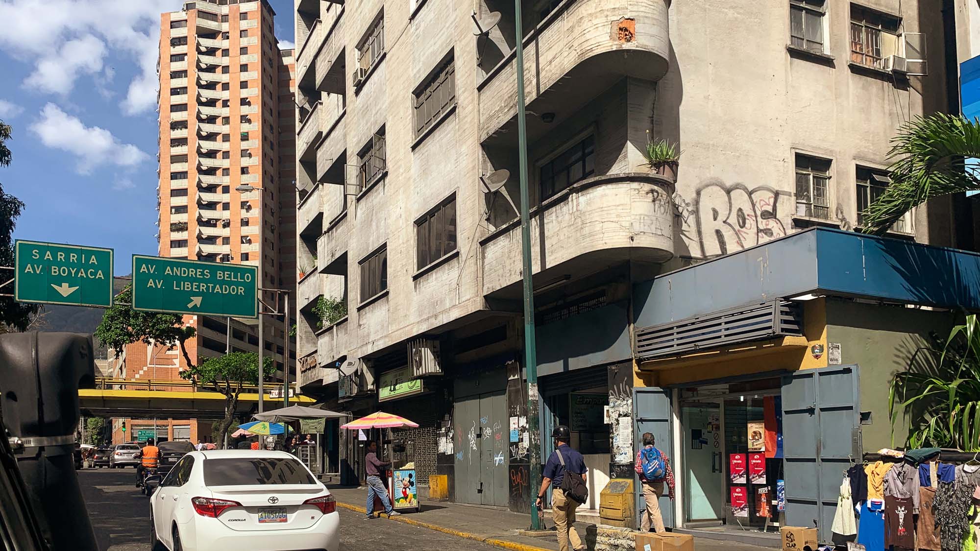 Straßenszene in Caracas