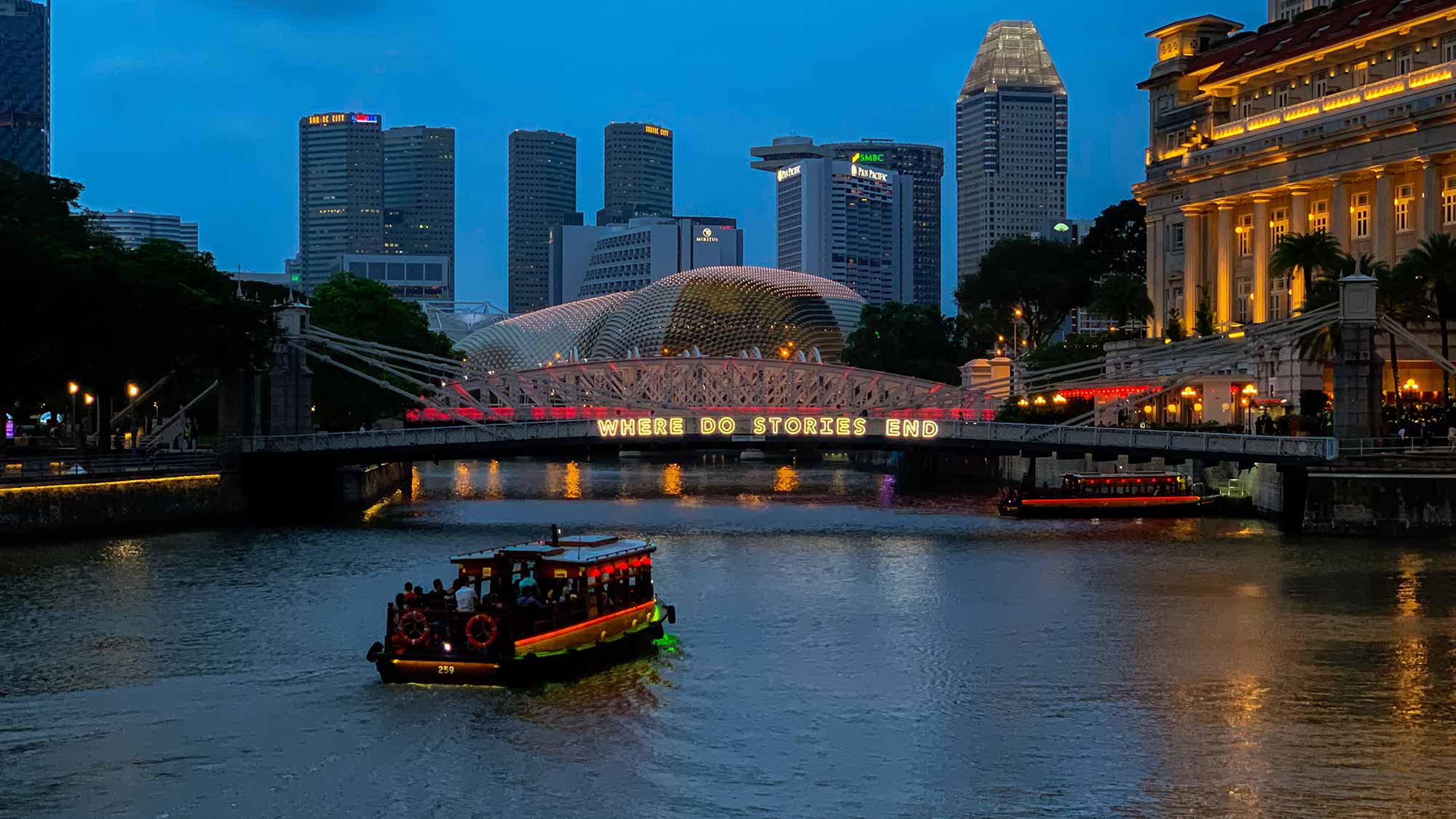 sicherer Hafen Singapur