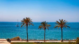 Strandpromenade in Palma